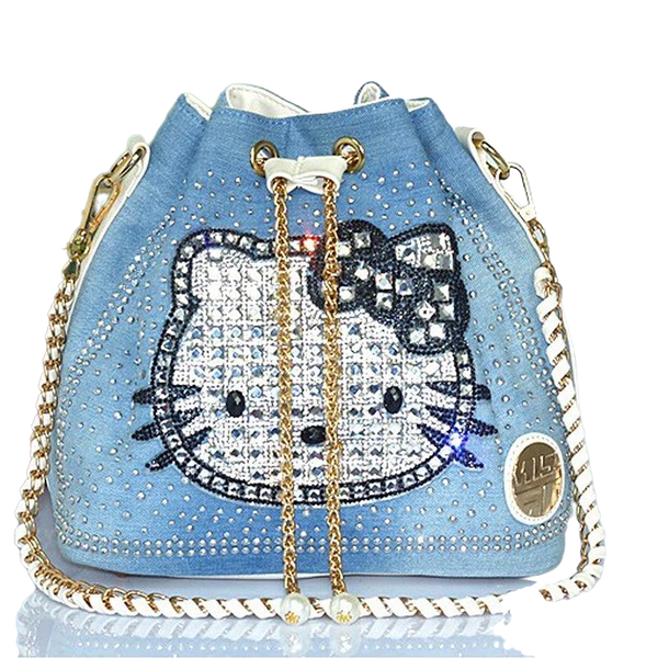 Hello Kitty Denim Diamond Bag